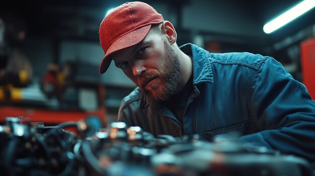professional-male-mechanic-repairing-car-engine-workshop